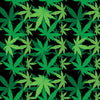 Bandana à imprimé cannabis