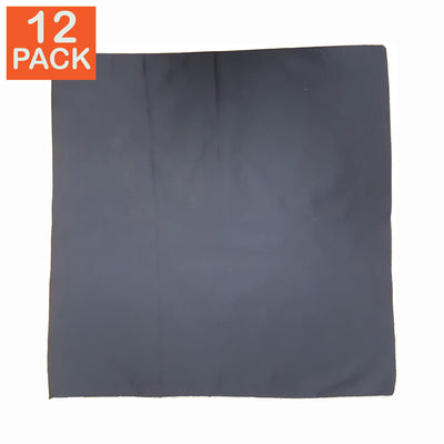 Bandana vierge bleu marine (lot de 12)
