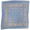 Bandana bleu clair à motif cachemire (lot de 12)