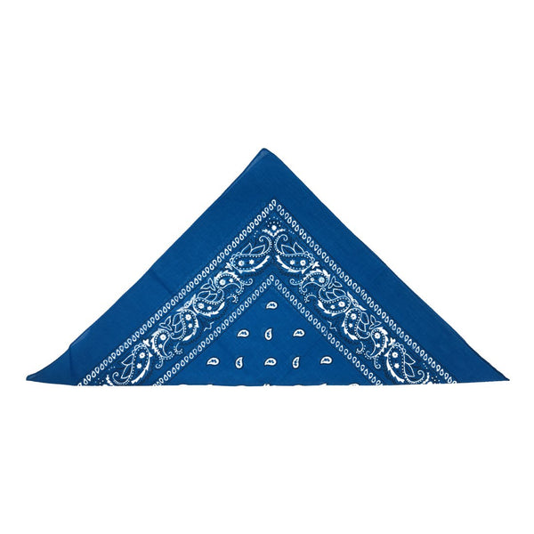 Bandanas turquoise à motifs cachemire (paquet de 12)