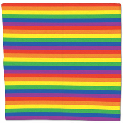 Bandana arc-en-ciel (lot de 12)