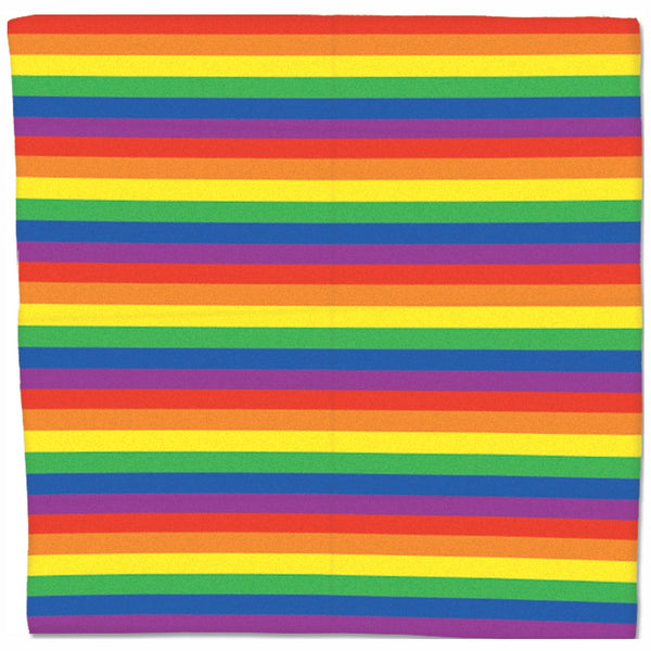 Bandana arc-en-ciel (lot de 12)