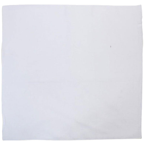 Bandana en coton blanc surdimensionné