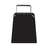 Cloche de vache noire de 10 cm de haut