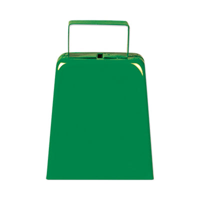 Cloche de vache verte de 10 cm de haut