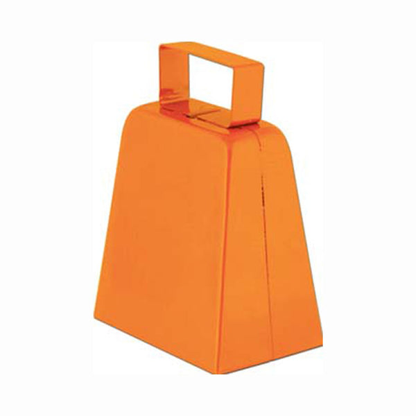 Cloche de vache orange de 10 cm de haut