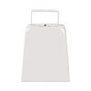Cloche de vache blanche de 10 cm de haut