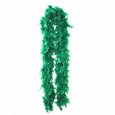 Boa en plumes vertes de 6 pieds et 60 grammes