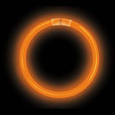 Bracelets lumineux orange de 20 cm (tube de 50)