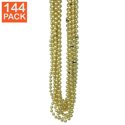 144 perles dorées du Mardi Gras