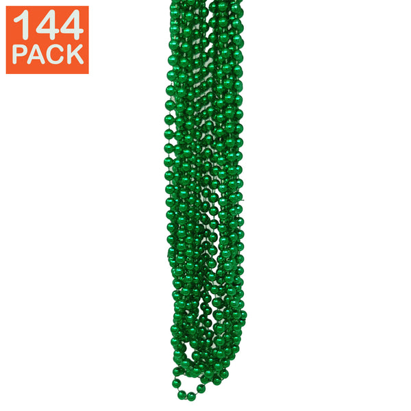 144 perles vertes de Mardi Gras