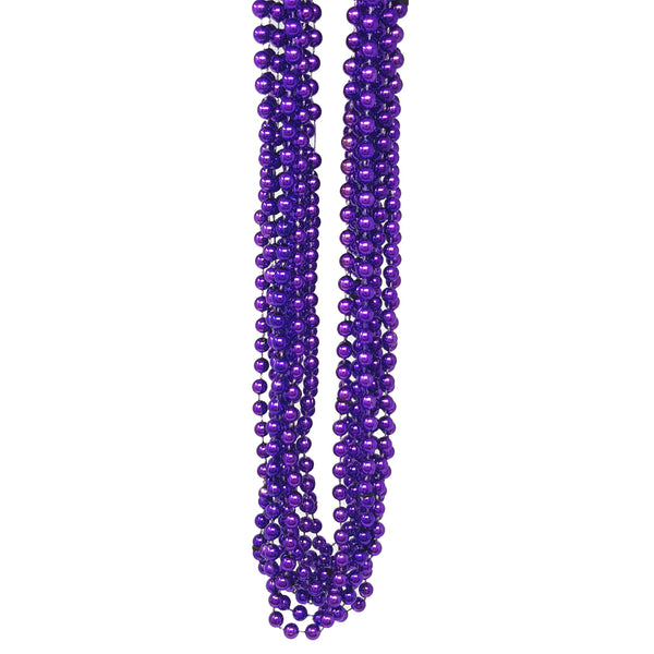 144 perles violettes de Mardi Gras