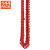 144 perles rouges de Mardi Gras