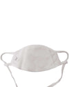 10 X 100% Cotton Antimicrobial Triple Layer Adjustable Mask - White