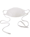 10 X 100% Cotton Antimicrobial Triple Layer Adjustable Mask - White