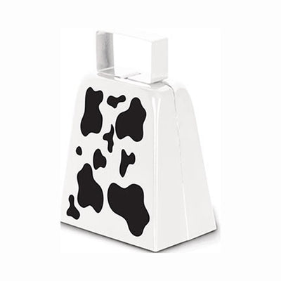 Cloche à motif vache 4" (1 cloche)