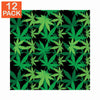 Bandana à imprimé cannabis