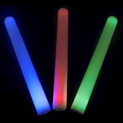 Bâtons lumineux en mousse LED (paquet de 12)