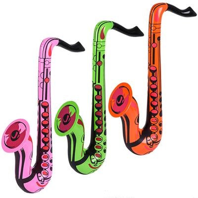 Saxophone gonflable 24" (paquet de 12)