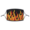 Masque à motif flamme