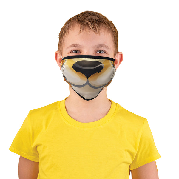 Masque pour enfant à motifs d'animaux du zoo (lot de 6)