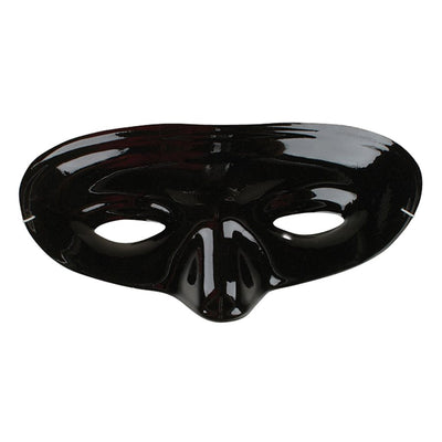 Demi-masque noir (paquet de 12)