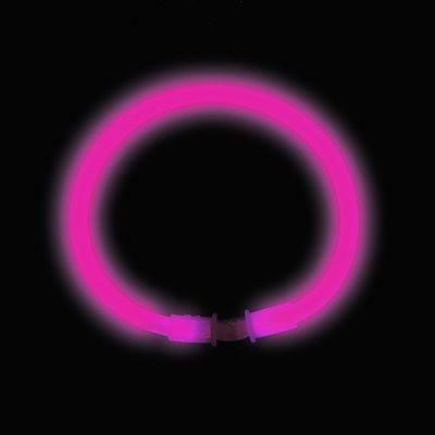 Bracelets roses lumineux de 20 cm (tube de 50)