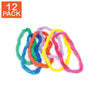 Colliers de fleurs en plastique (paquet de 12)