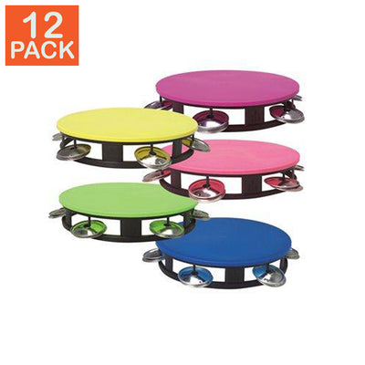 Neon Tambourines(pack of 12)