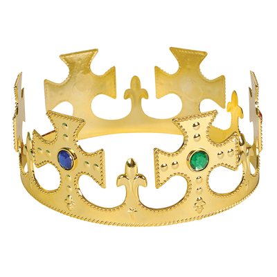 Couronne en or ornée de pierres précieuses (paquet de 12)