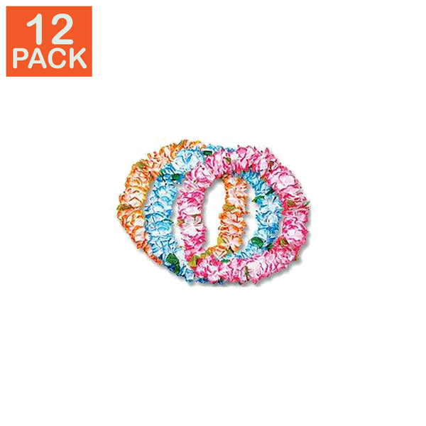 Colliers de fleurs de luxe (paquet de 12)