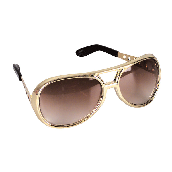 Lunettes de soleil RockStar dorées (lot de 12)