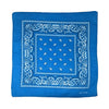 Bandanas turquoise à motifs cachemire (paquet de 12)