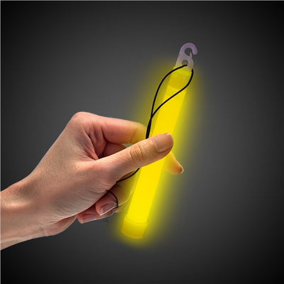 Bâtonnets lumineux jaunes de qualité supérieure de 6 pouces (paquet de 24)