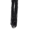144 perles noires de Mardi Gras