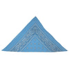 Bandana bleu clair à motif cachemire (lot de 12)