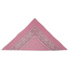 Bandanas roses à motifs cachemire (paquet de 12)