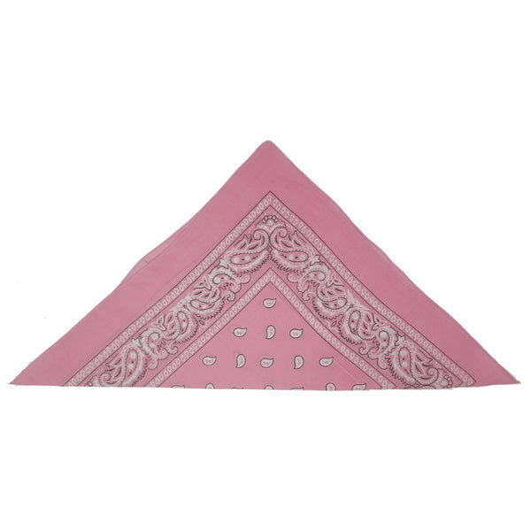 Bandanas roses à motifs cachemire (paquet de 12)